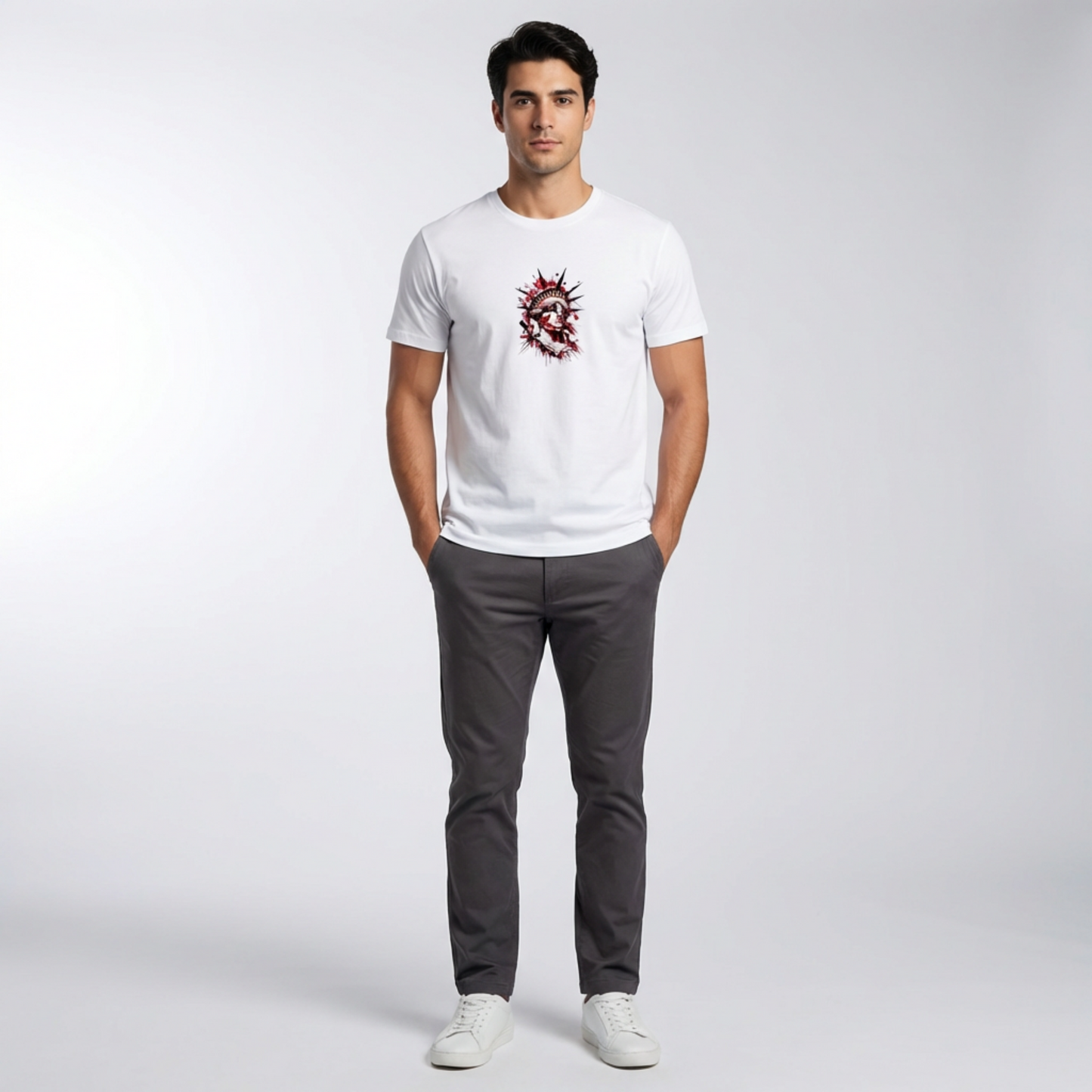 New York Liberty Graphic White Tee