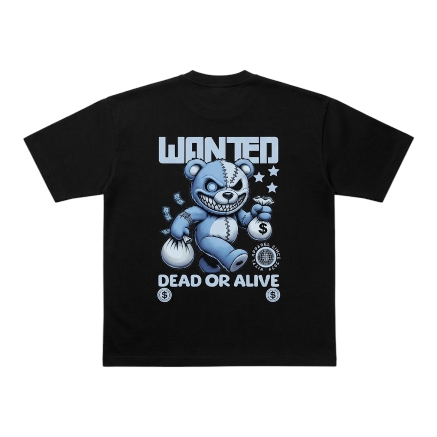 Bear Graphic Black Tee