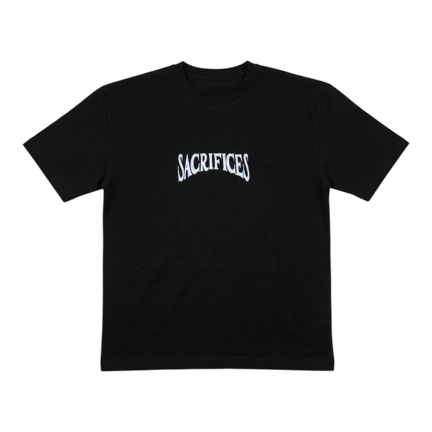 SACRIFICES Black Graphic Tee