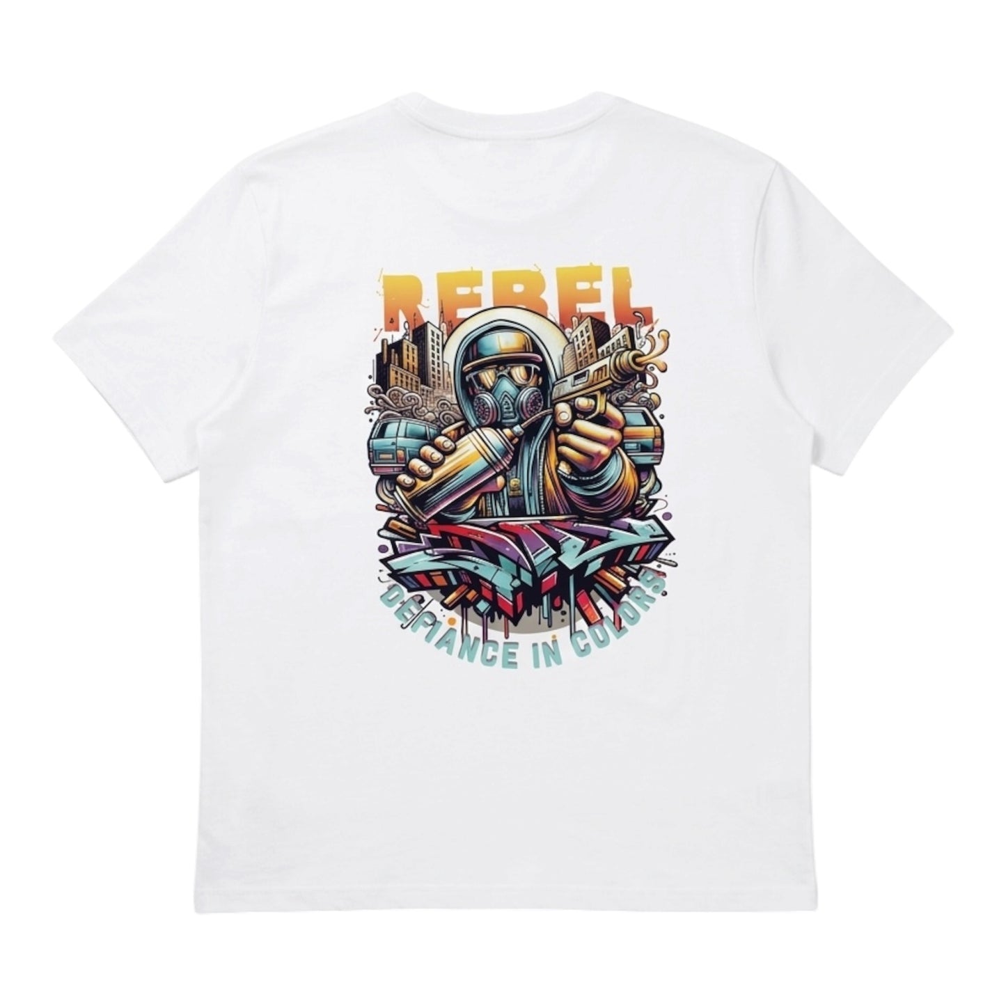 Rebel Street Art Graphic T-shirt