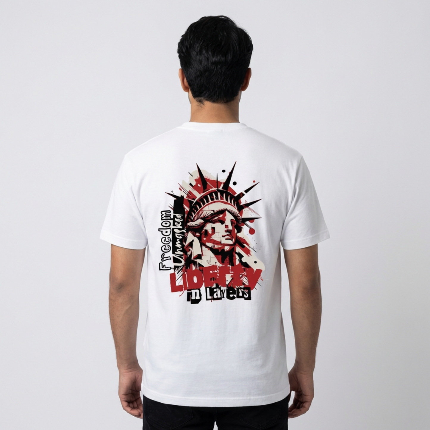 New York Liberty Graphic White Tee